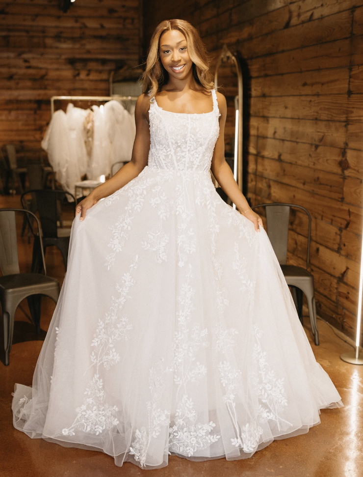 nonna black wedding dress A-line Black Tulle Lace Beach Unique Vintage Wedding Dresses, Bridal G –  bridalsew main image 1